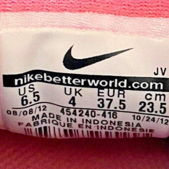 Nike Dual Fusion ST 2 Athletic Running Shoe Womens Size 6.5 454240-416 Blue Pink - Picture 8 of 12